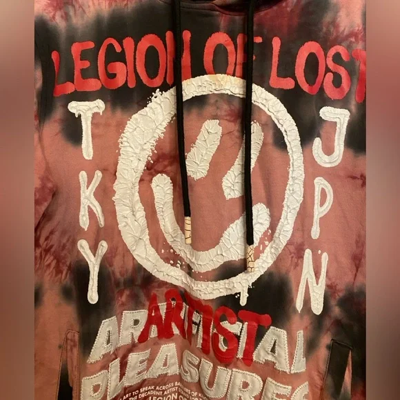 Iro-Ochi Tie-Dye Graphic Hoodie. Legion of Lost Artist Super Rare Size M - Picture 10 of 11